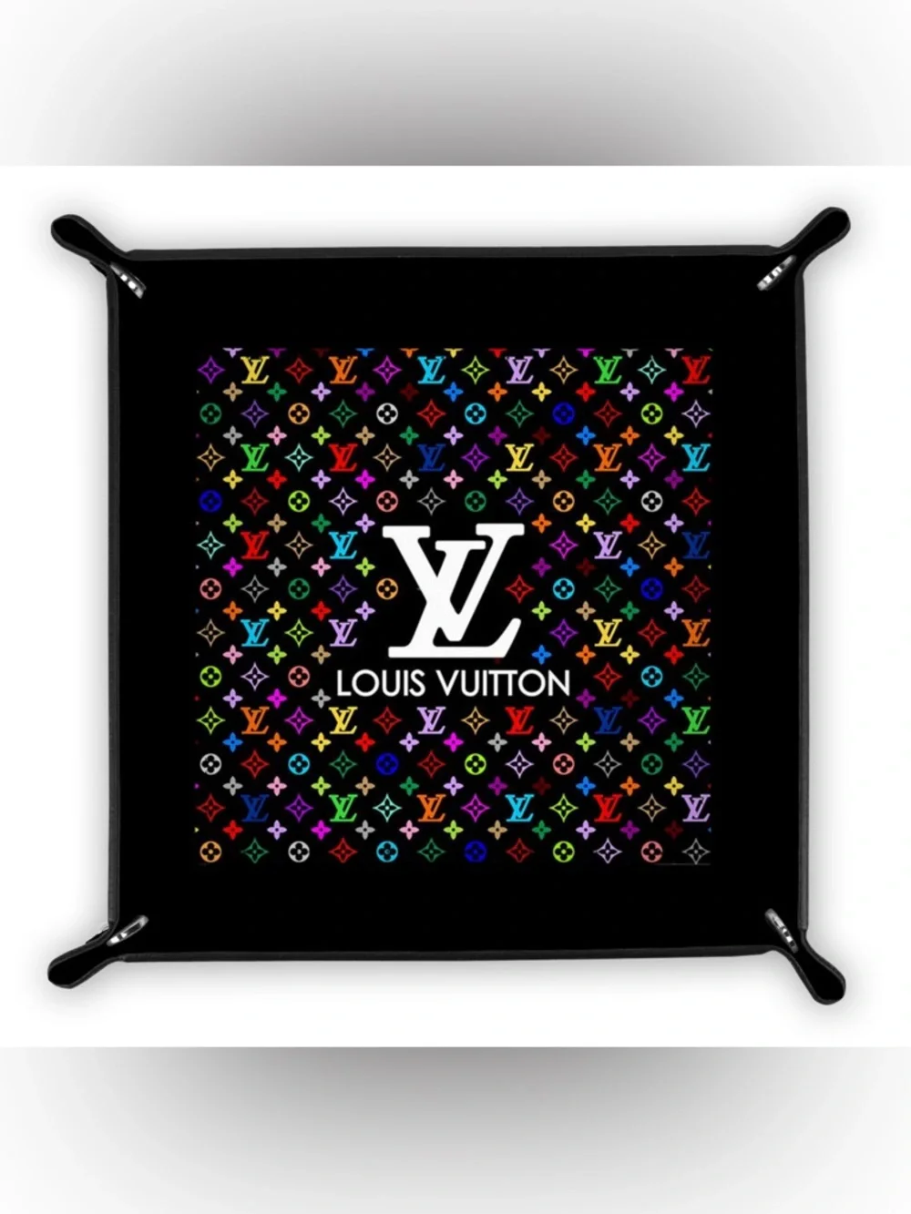 HANDMADE FASHION Foldable PU Leather Accessory Tray